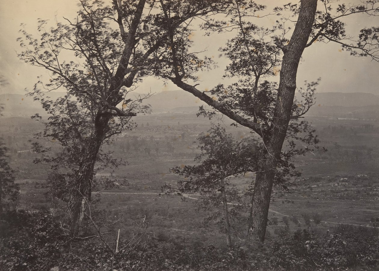 Orchard Knob Mission Ridgestä, 1860-luku. tekijältä George N. Barnard
