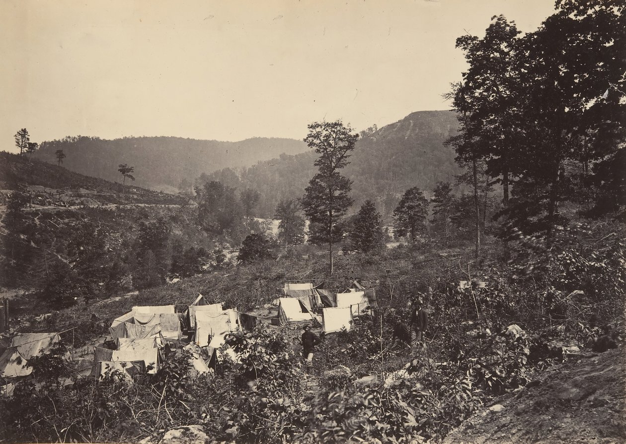 Raccoon Range, Whiteside nro 2, 1860-luku. tekijältä George N. Barnard