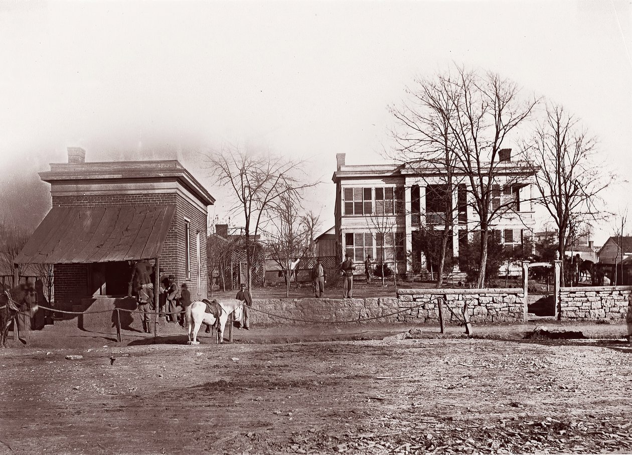 Provost Marshalsin päämaja, Chattanooga, n. 1864. tekijältä George N. Barnard