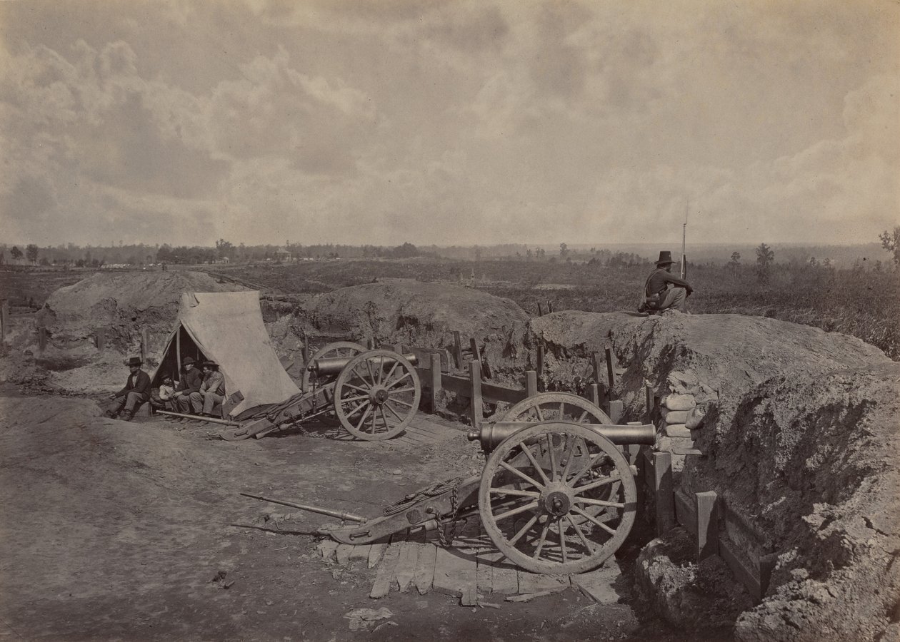 Rebel Works in Front of Atlanta, GA, nro 4, 1864. tekijältä George N. Barnard