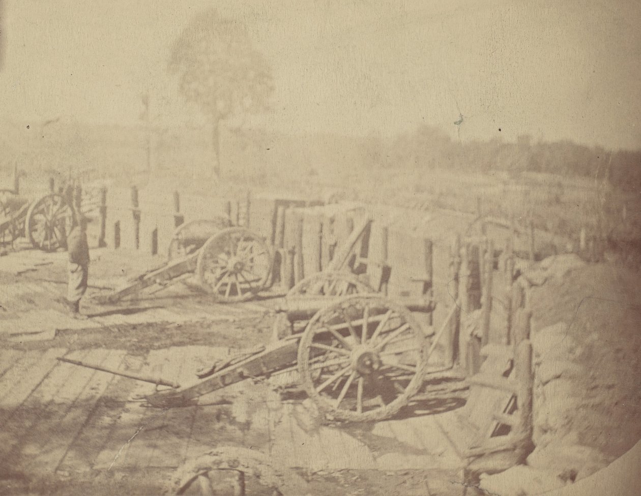 Rebel Works in Front of Atlanta, Georgia, nro 2, 1864. tekijältä George N. Barnard