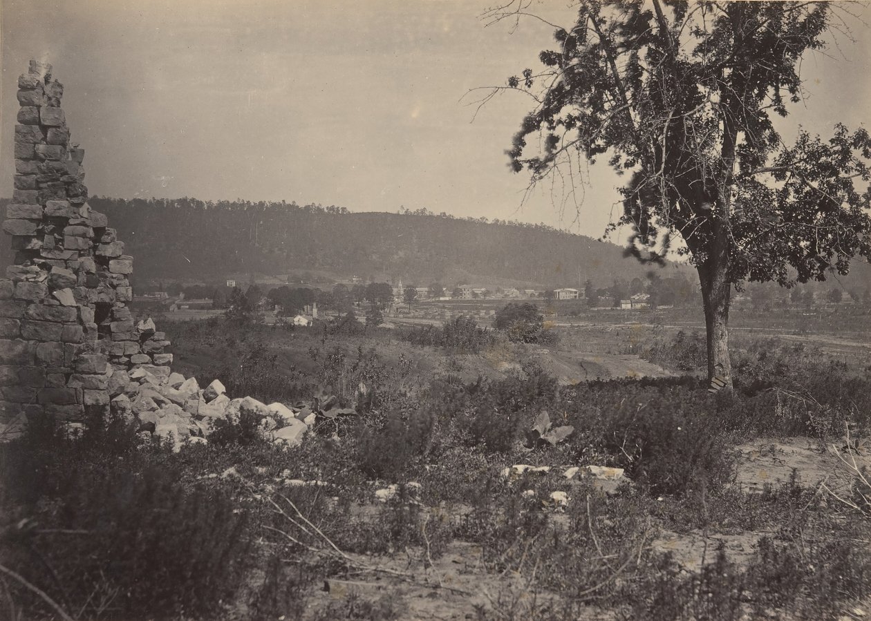 Ringgold, Georgia, 1860-luku. tekijältä George N. Barnard
