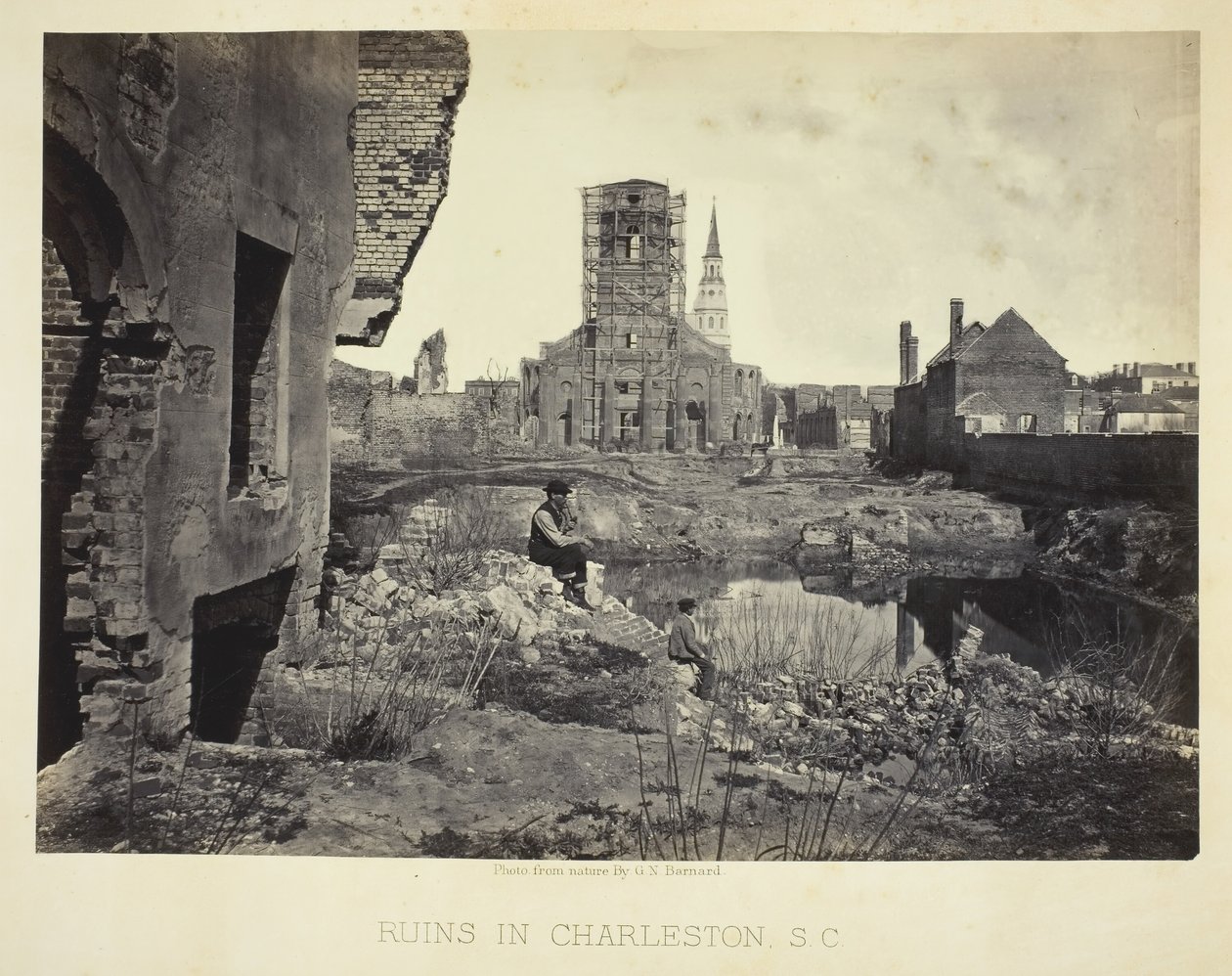 Rauniot Charlestonissa, S.C.:ssä, 186566. tekijältä George N. Barnard