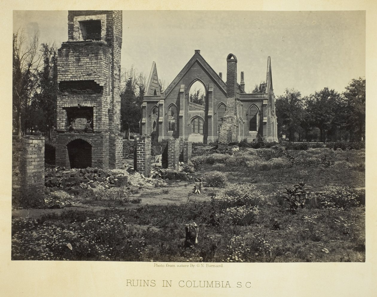 Rauniot Columbiassa, S.C. tekijältä George N. Barnard