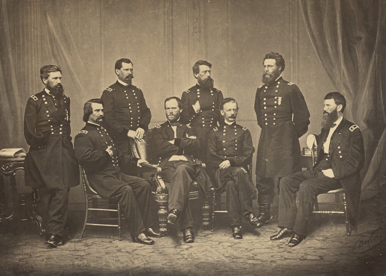 Sherman ja hänen kenraalinsa tekijältä George N. Barnard