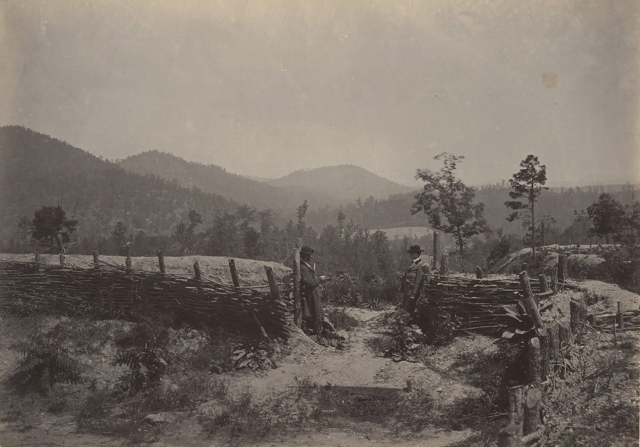 Allatoonan sola, Georgia, 1860-luku. tekijältä George N. Barnard