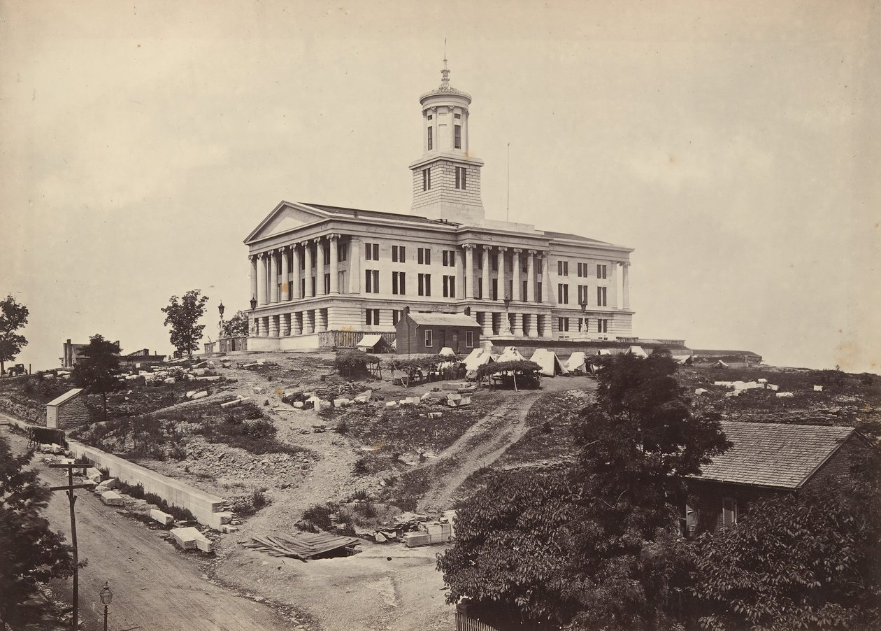 Capitol, Nashville, Tennessee, 1860-luku. tekijältä George N. Barnard
