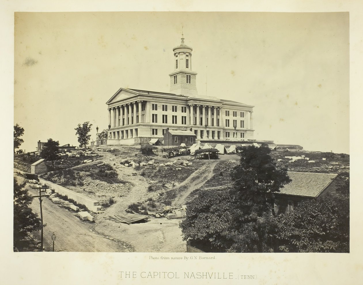 Capitol, Nashville, Tennessee, 1864. tekijältä George N. Barnard