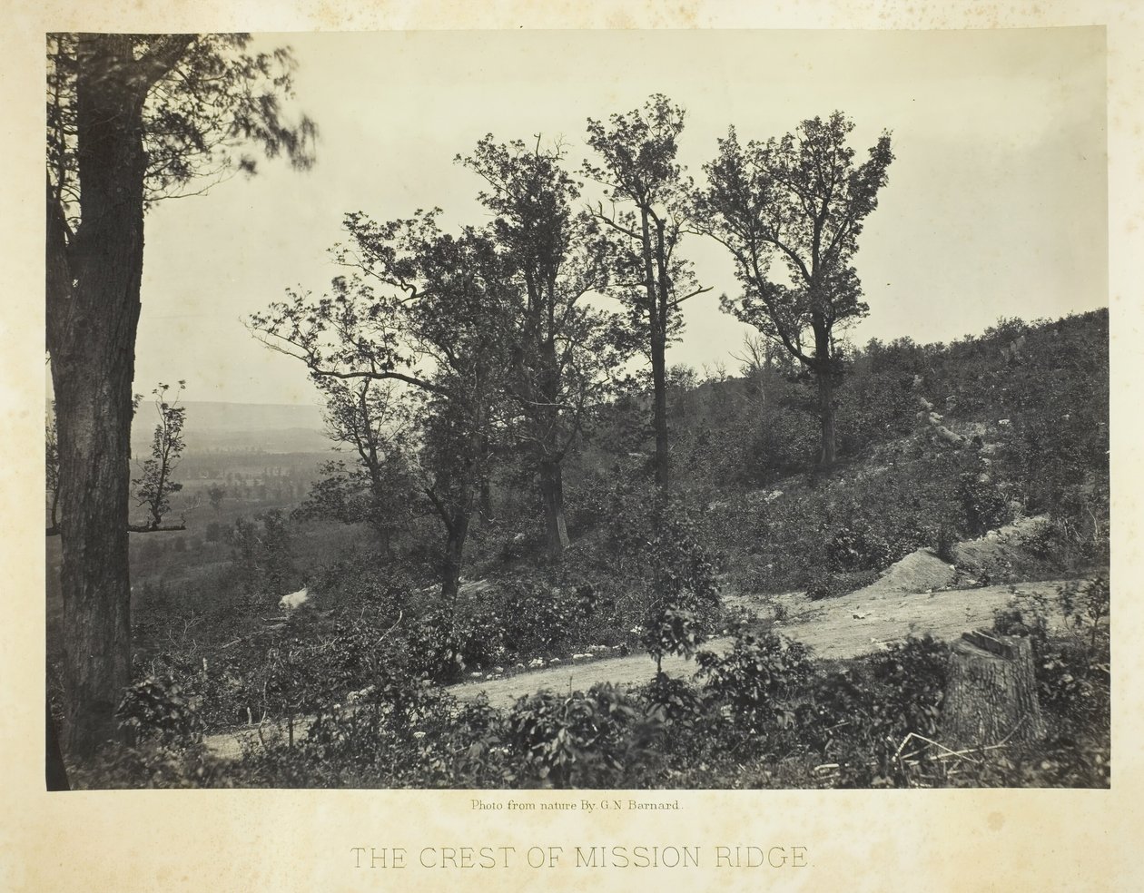The Crest of Mission Ridge, 186466. tekijältä George N. Barnard