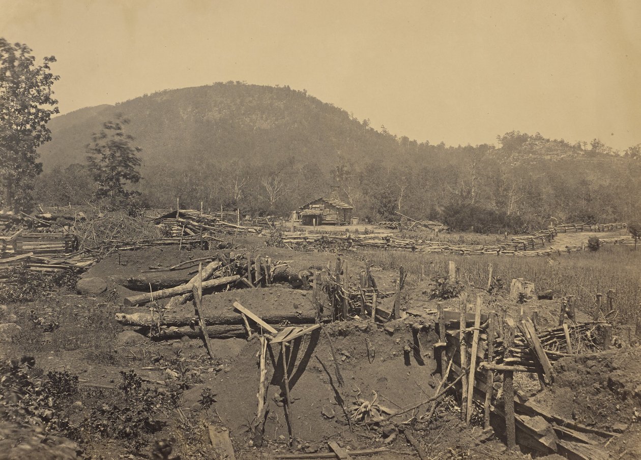 Kenesaw Mountainin etupuoli, Georgia tekijältä George N. Barnard