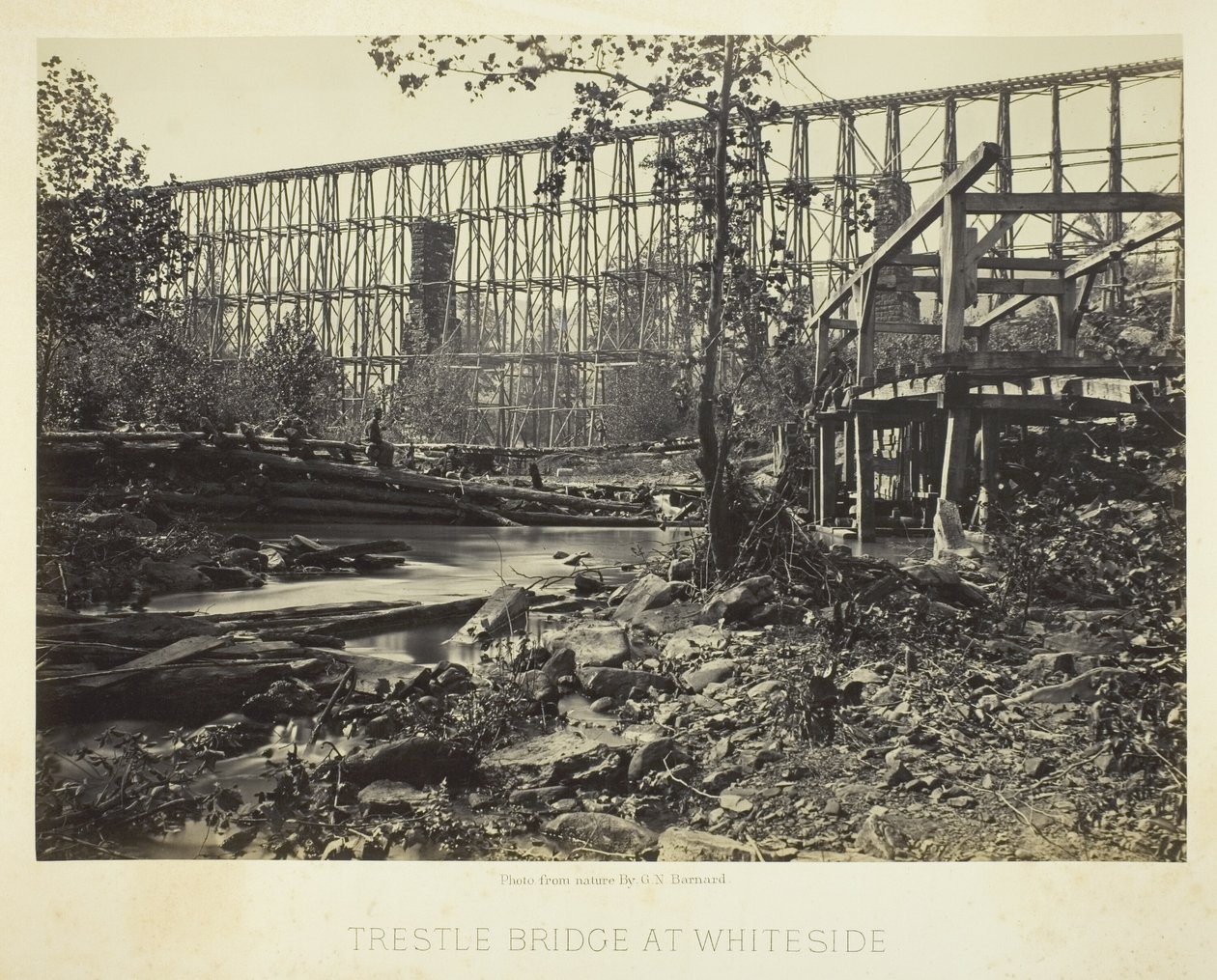 Whitesiden silta tekijältä George N. Barnard