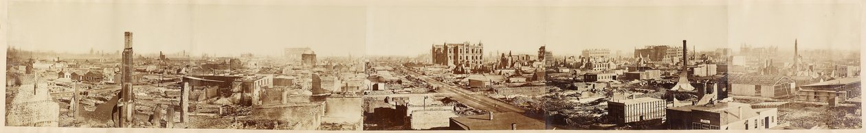 Nimetön Chicago Chicagon tulipalon jälkeen, 1871. tekijältä George N. Barnard