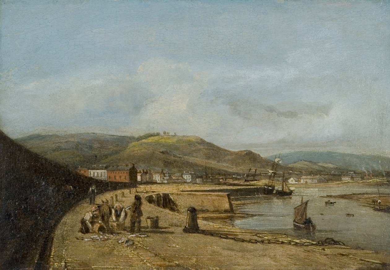 "Swansea läntiseltä laiturilta", 1820 tekijältä George Orleans De La Motte