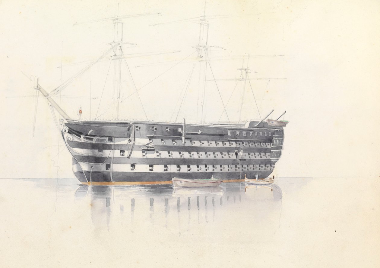 HMS "Queenin" tutkimus Maltalla, 3. maaliskuuta 1852. tekijältä George Pechell Mends