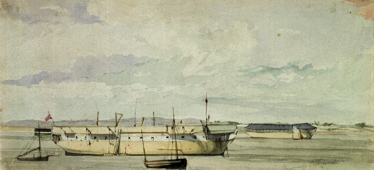 Shannonin hylky Sheernessissä, 4. syyskuuta 1844. tekijältä George Pechell Mends