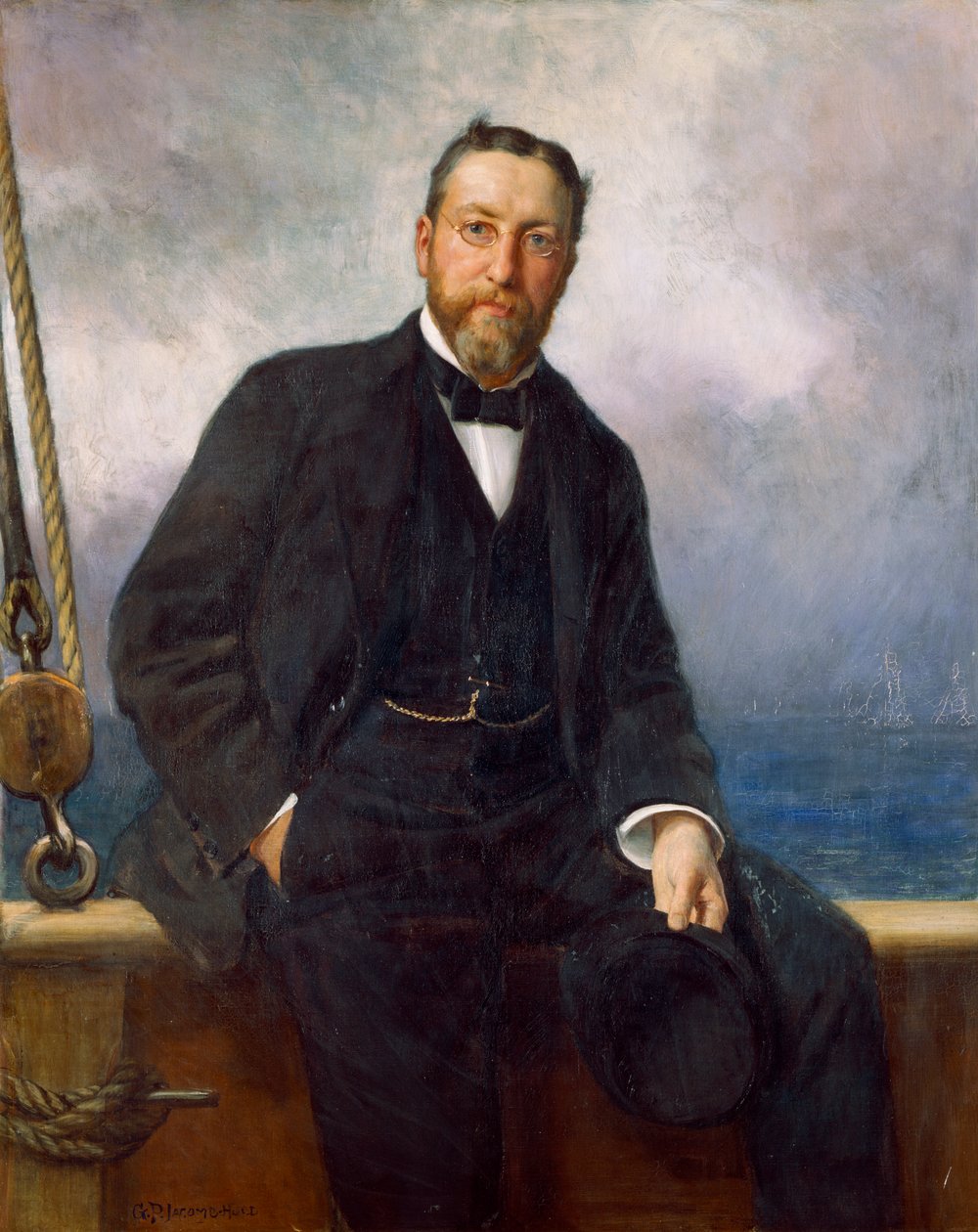 Peter Thellusson (öljy kankaalle) tekijältä George Percy Jacob Hood