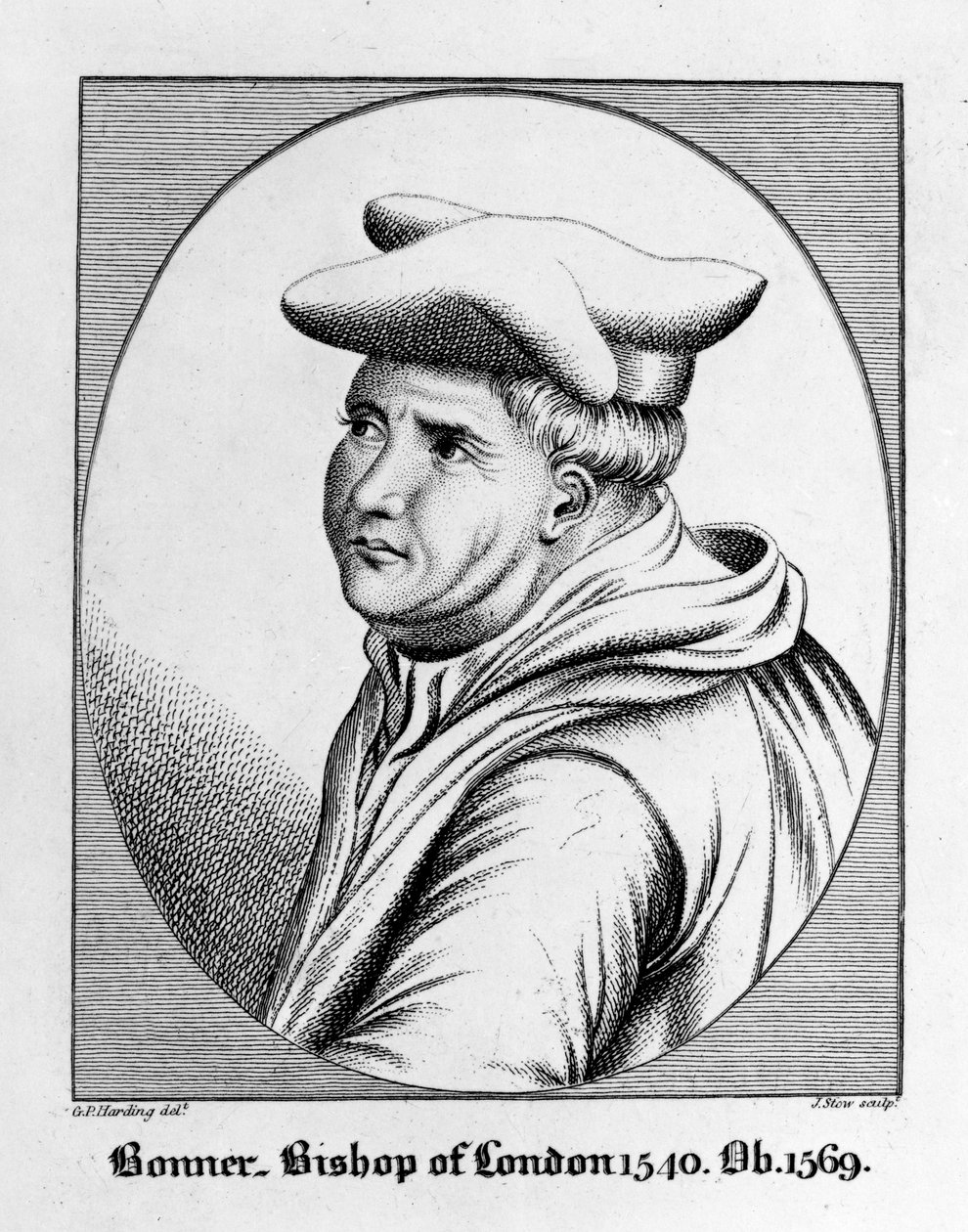 Edmund Bonner, Lontoon piispa 1540 tekijältä George Perfect Harding