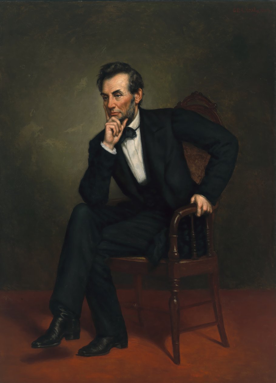 Abraham Lincoln (1809-1865) tekijältä George Peter Alexander Healy