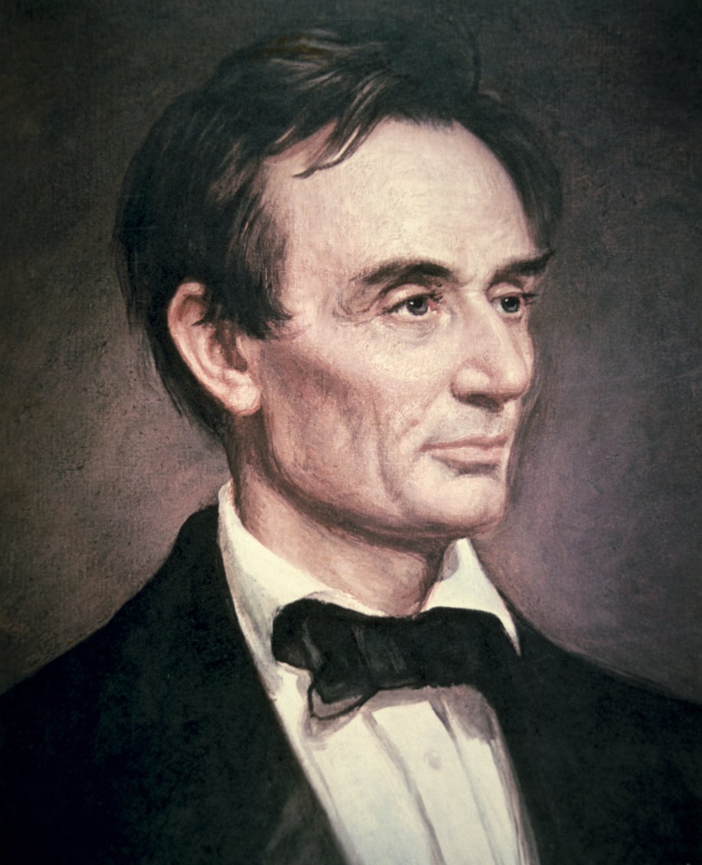 Abraham Lincoln (1809-60) (öljy kankaalle) tekijältä George Peter Alexander Healy