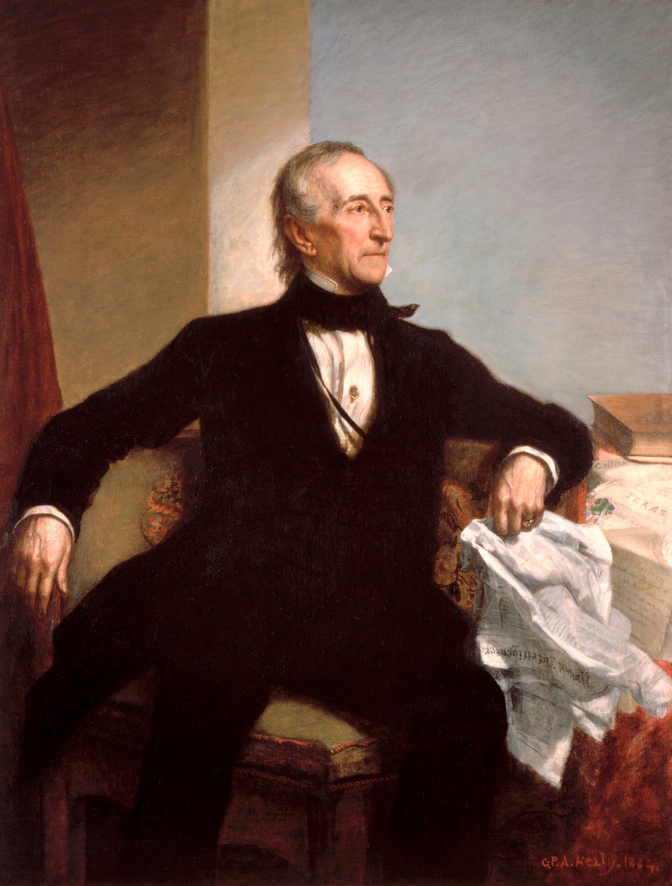 George P. A. Healyn virallinen muotokuva presidentti John Tyleristä tekijältä George Peter Alexander Healy