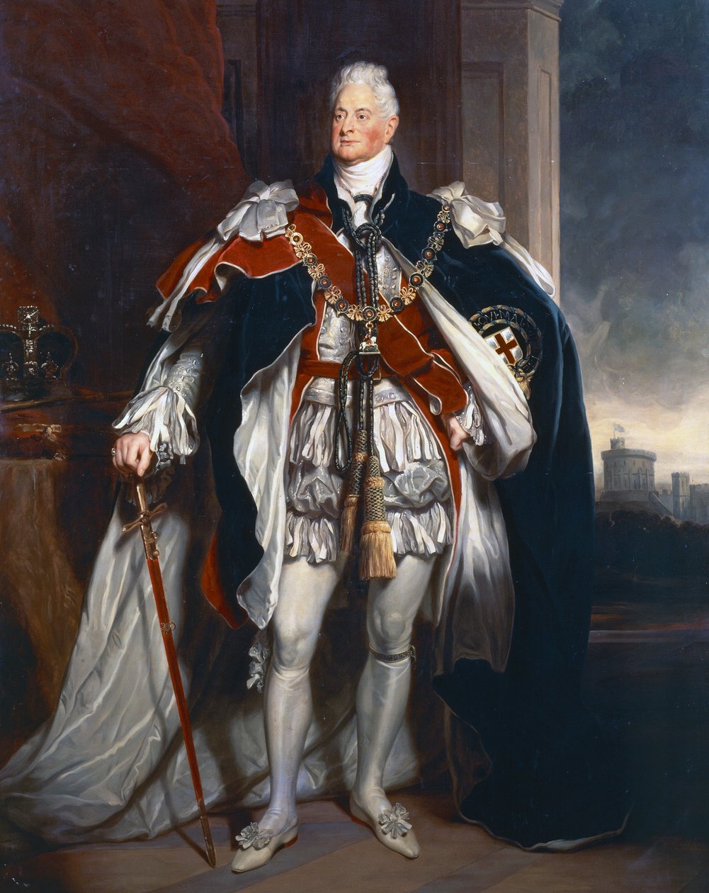 Kuningas William IV:n muotokuva, kopio Sir Martin Archer Sheen mukaan tekijältä George Peter Alexander Healy