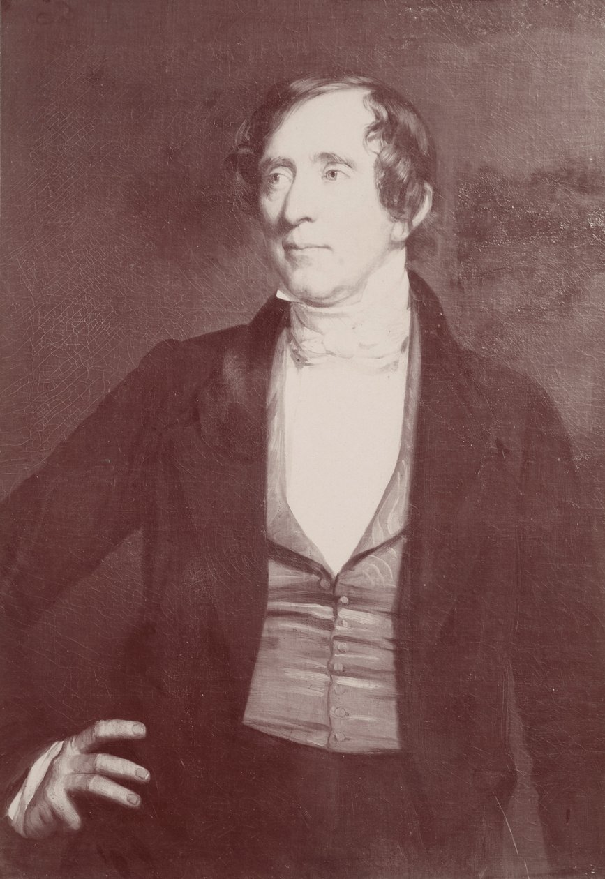 Muotokuva William Campbell Prestonista 1794-1860, 1842 valokuvattu 1900-luvulla. tekijältä George Peter Alexander Healy
