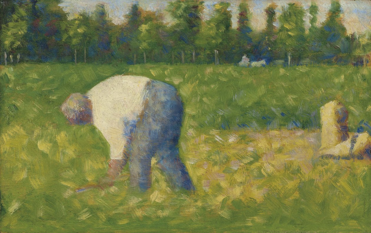 Työssäkäyvä talonpoika, 1883 tekijältä George Pierre Seurat