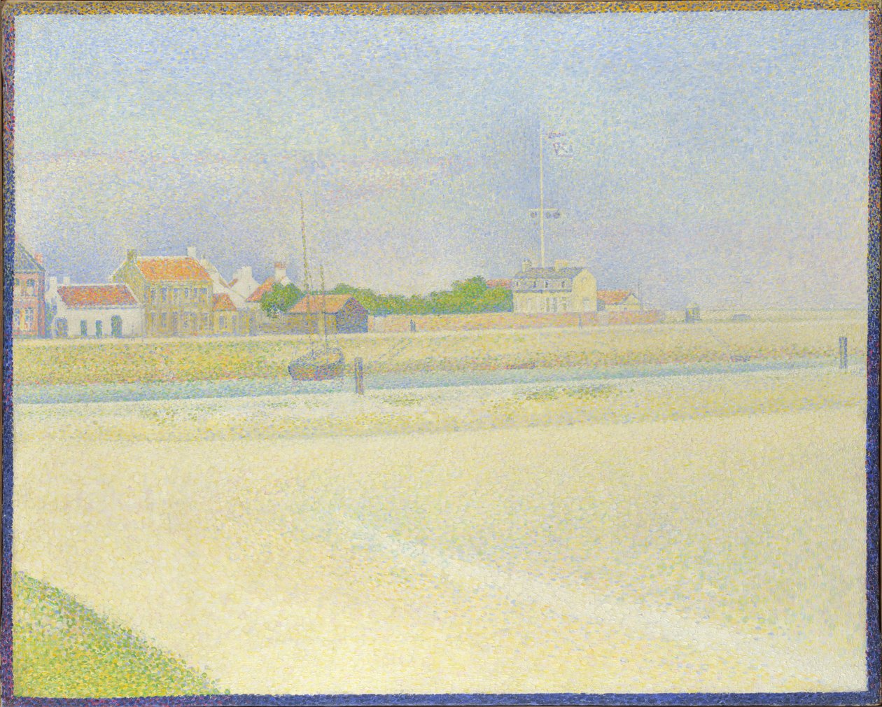 Channel of Gravelines, Grand Fort-Philippe, 1890 tekijältä George Pierre Seurat