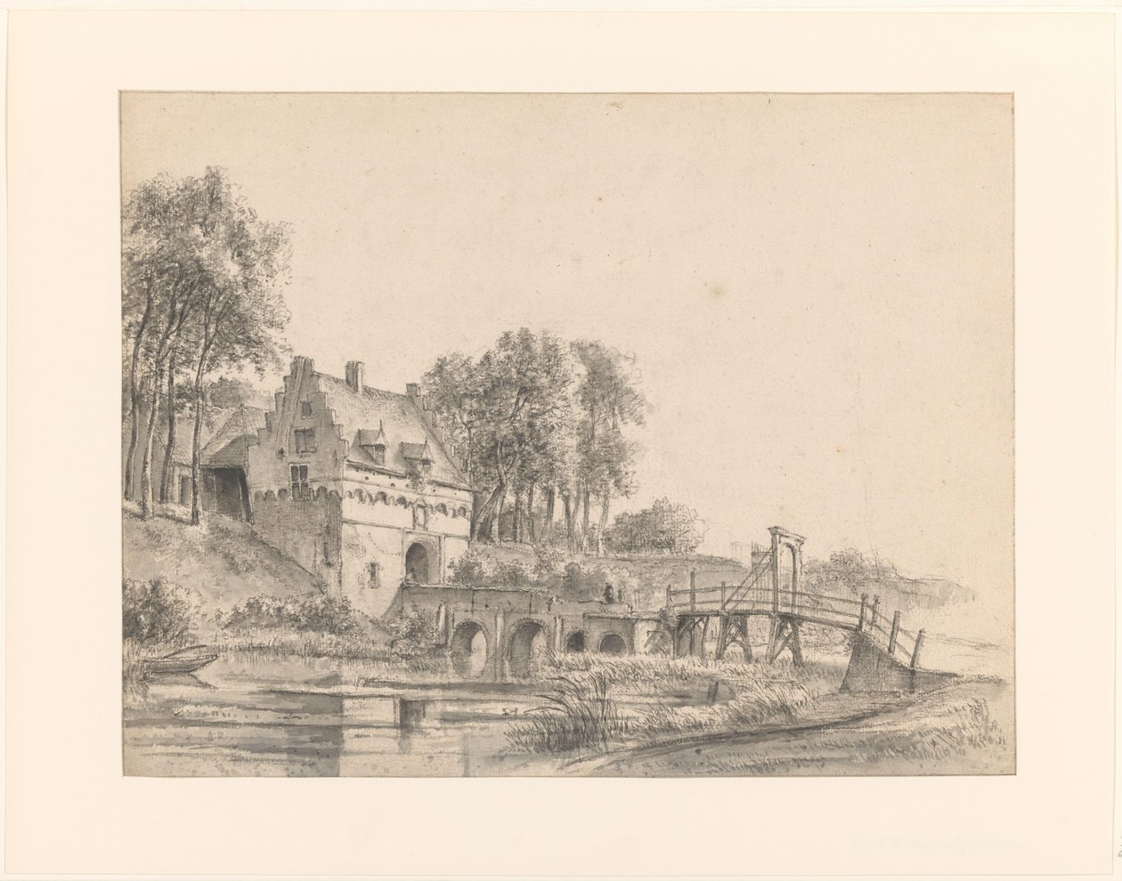 Vista de la porta del castell de Burenfinnish tekijältä George Pieter Westenberg