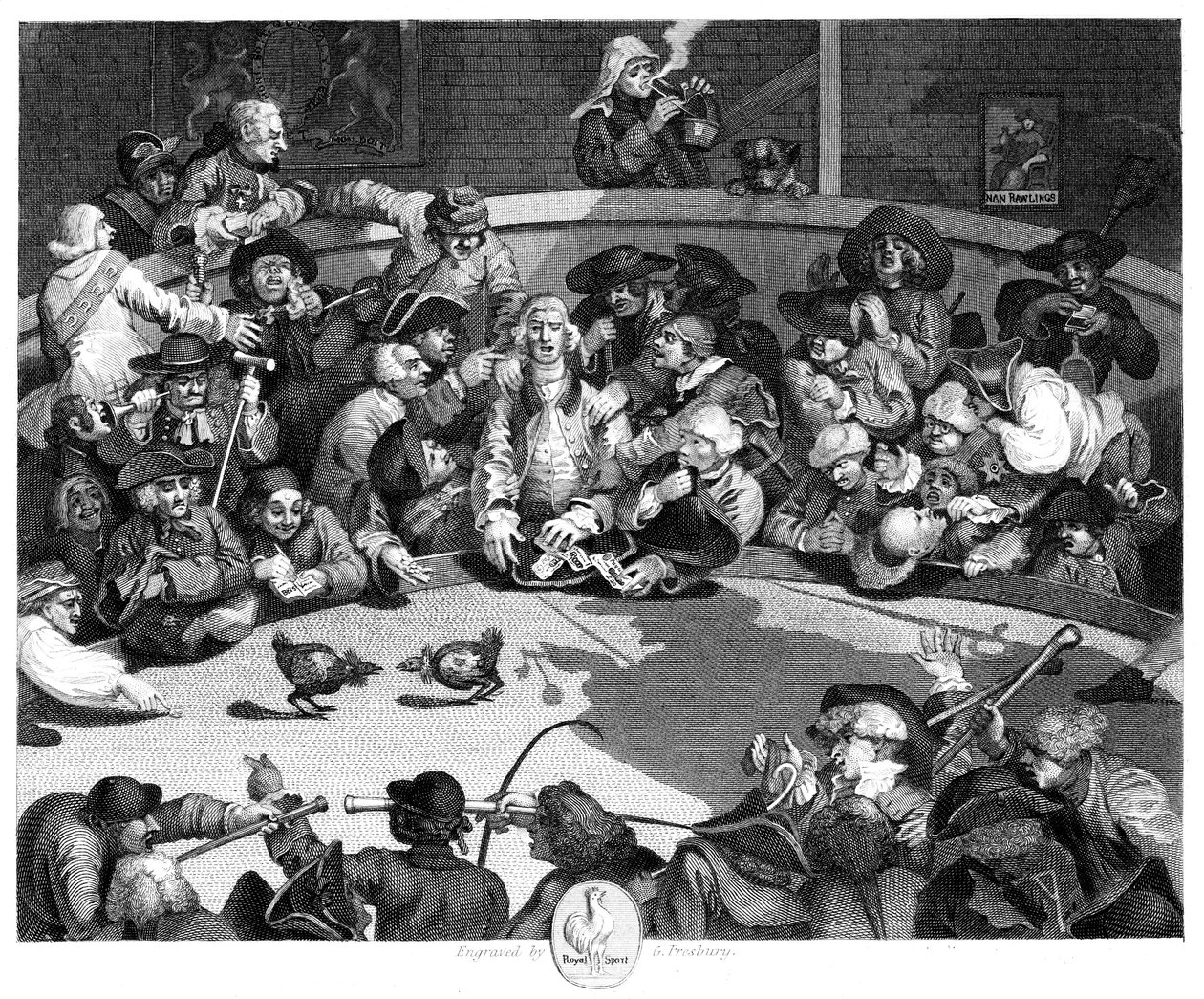 The Cock Pit, c1840 tekijältä George Presbury