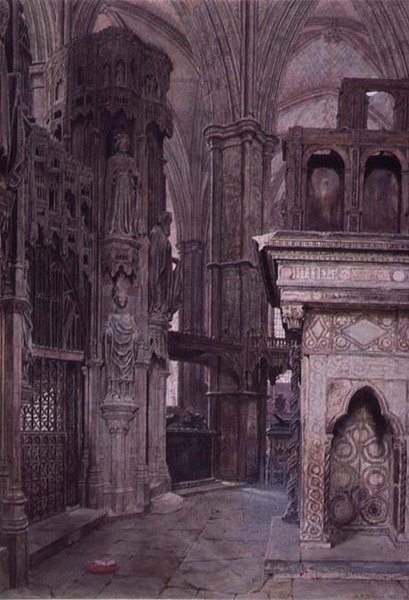 Edward the Confesors Chapel, Westminster Abbey tekijältä George Price Boyce