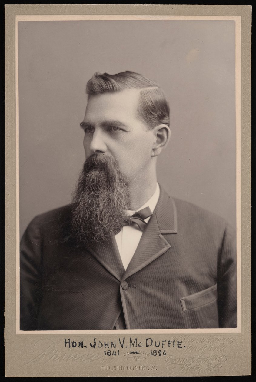 John Van McDuffien muotokuva 1841-1896, ennen vuotta 1896. tekijältä George Prince