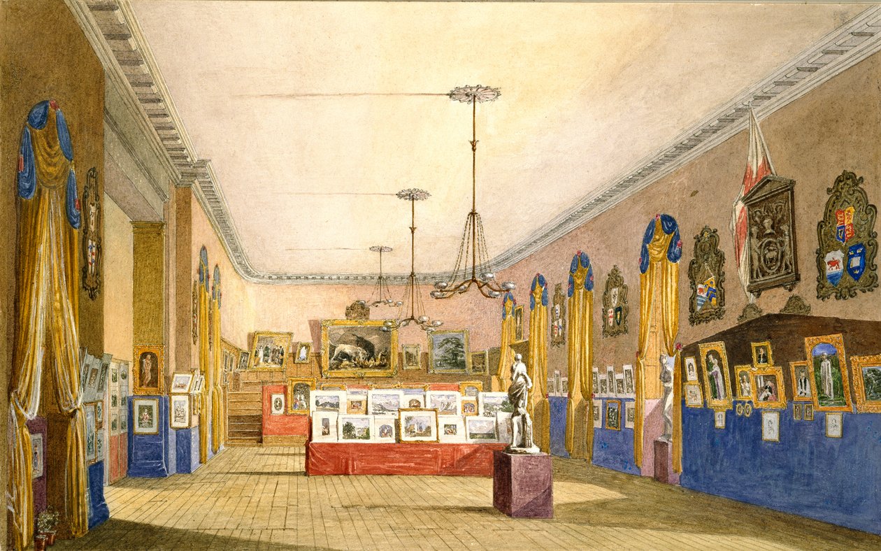 Näyttely vanhassa kaupungintalossa Oxfordissa, 1854 tekijältä George Pyne