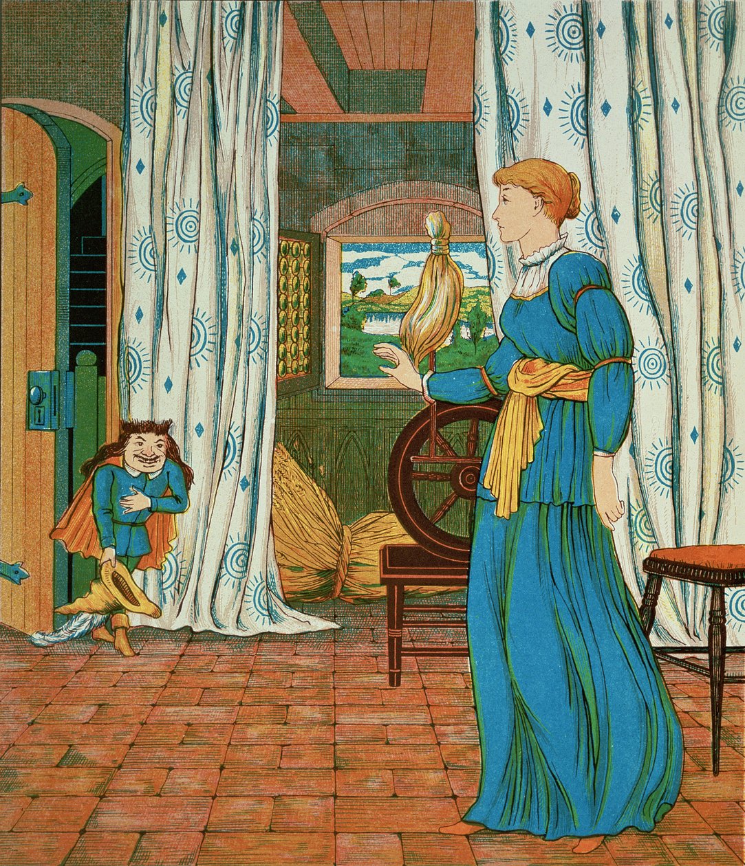 Rumpelstiltskin prinsessan kanssa tekijältä George R. Halkett
