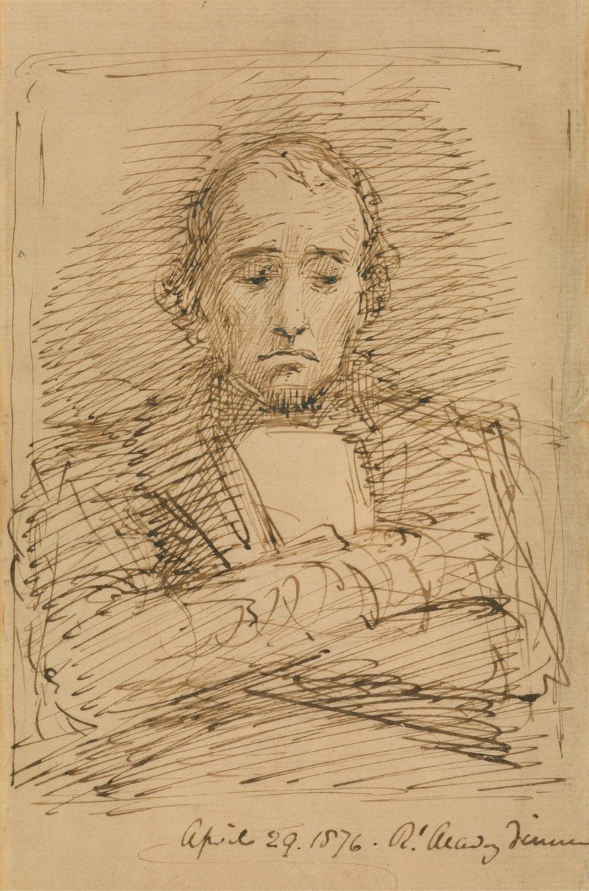 Benjamin Disraeli, luonnosteltu Royal Academyn illallisella tekijältä George Richmond