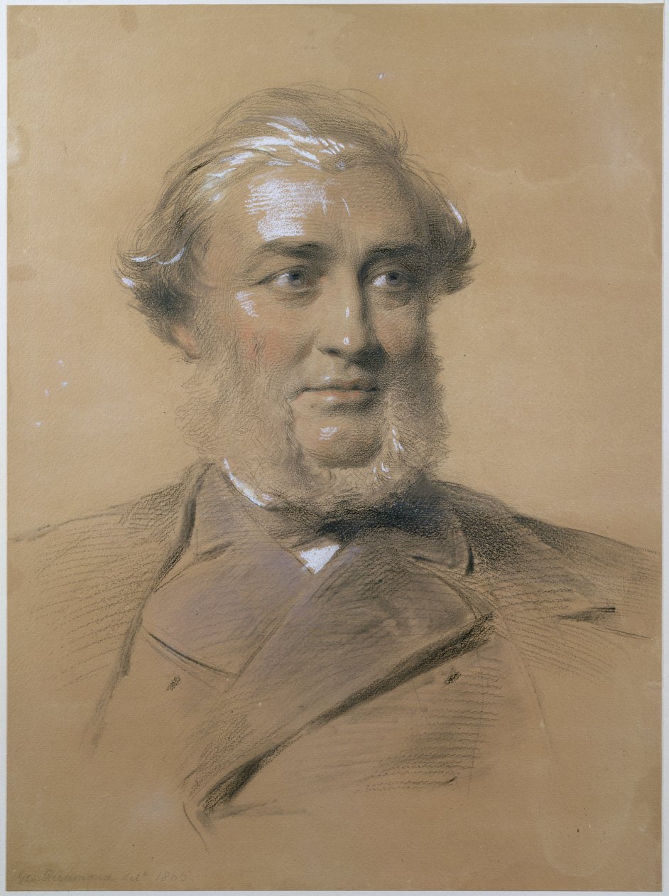Henry Bence Jones, 1865 (hiili ja liitu paperille) tekijältä George Richmond
