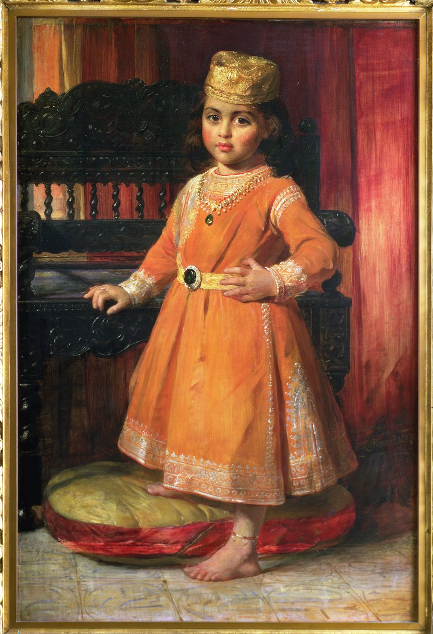 Prinssi Albertin, Maharaja Duleep Singhin vanhimman pojan muotokuva, 1870 tekijältä George Richmond