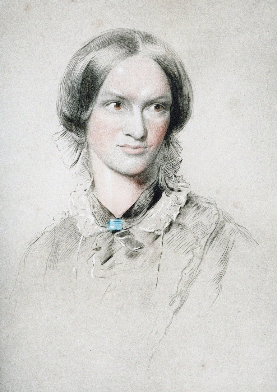 Muotokuva kirjailija Charlotte Brontësta 1816-1855, n. 1850. tekijältä George Richmond
