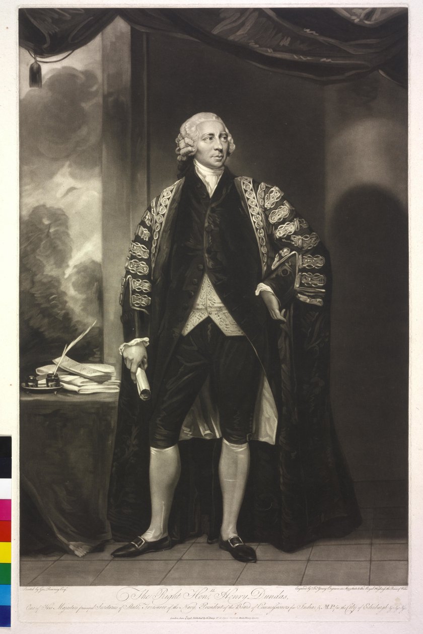 1. varakreivi Melville Dundas tekijältä George Romney