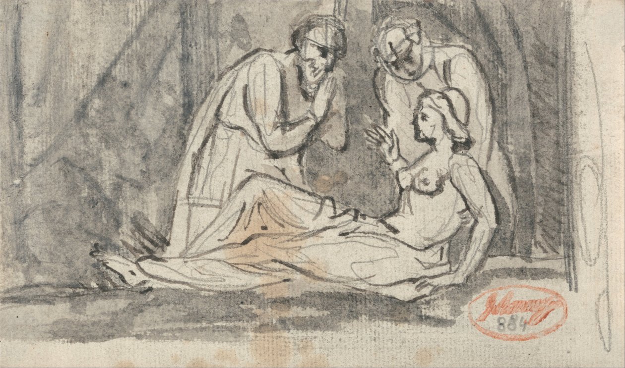 Leikkauskohtaus tekijältä George Romney