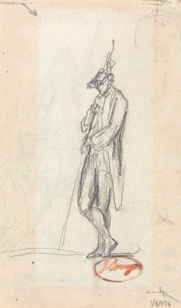 Seisova mieshahmo tekijältä George Romney