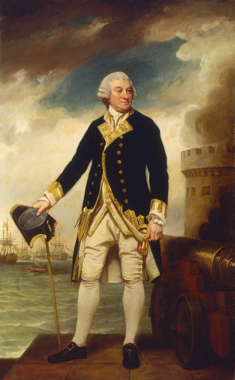 Amiraali Sir Francis Geary (1709/10-1796) tekijältä George Romney