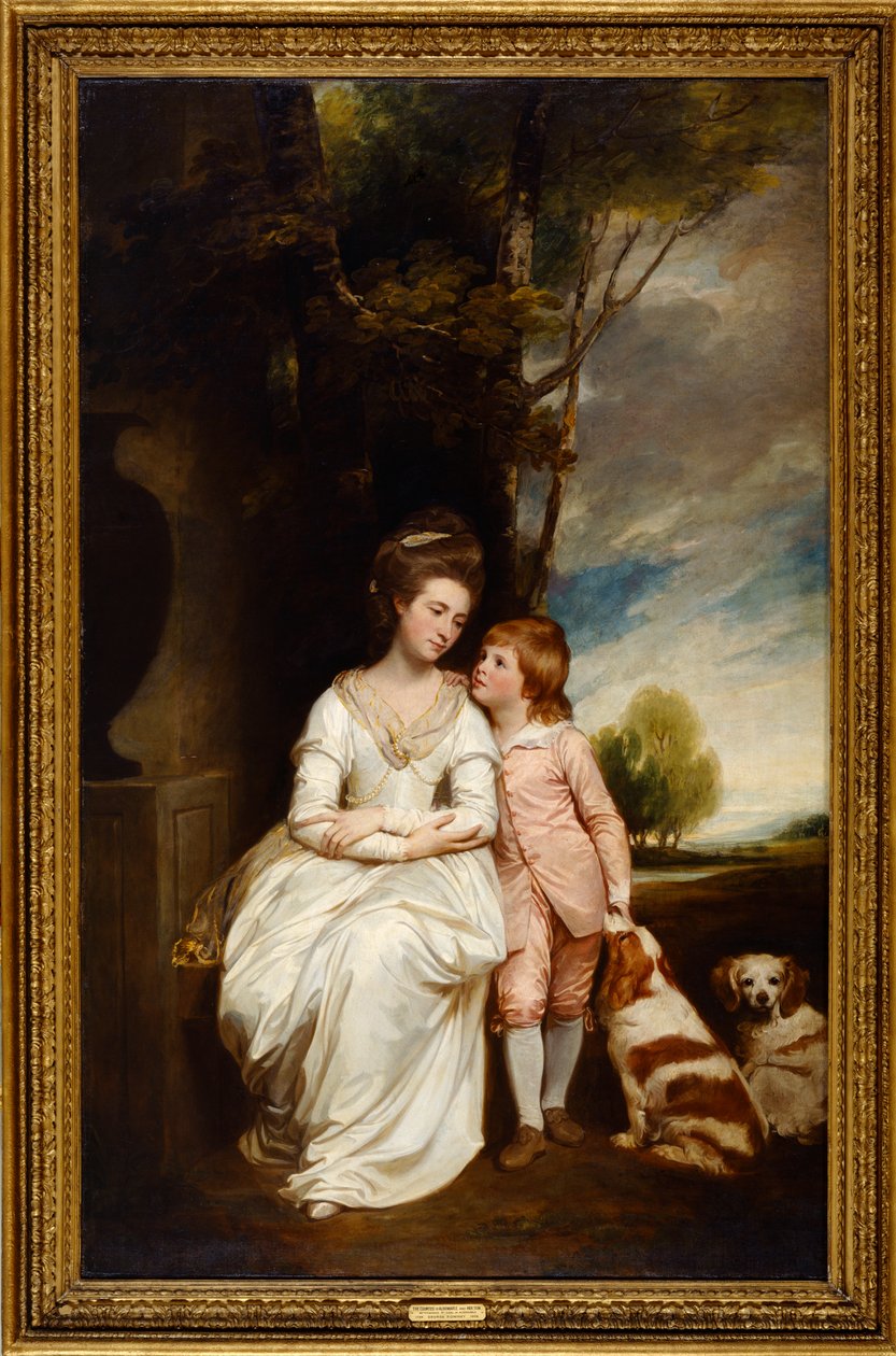 Anne Albemarlen kreivitär ja hänen poikansa tekijältä George Romney