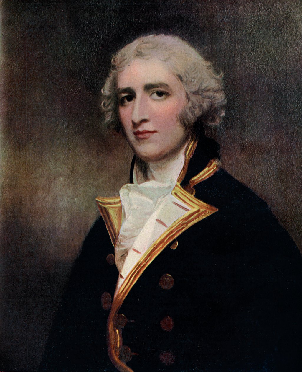 Kapteeni William Bentinck 1764-1813, laivaston komentaja, 1787-1788 1910. tekijältä George Romney