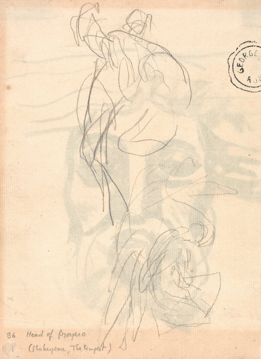 Verhoutunut hahmo hyppäämässä tekijältä George Romney
