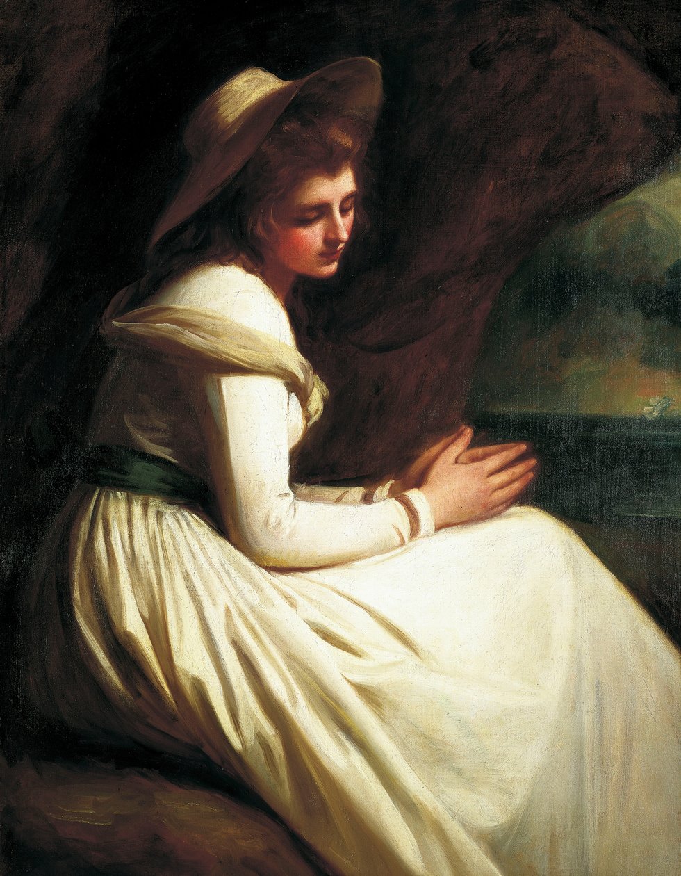 Emma Hart, myöhemmin Lady Hamilton (n. 1761-1815). tekijältä George Romney