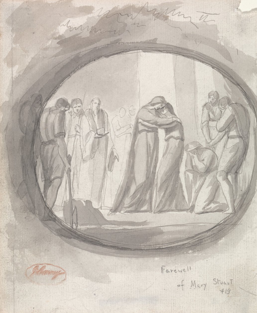 Mary Stuartin jäähyväiset tekijältä George Romney