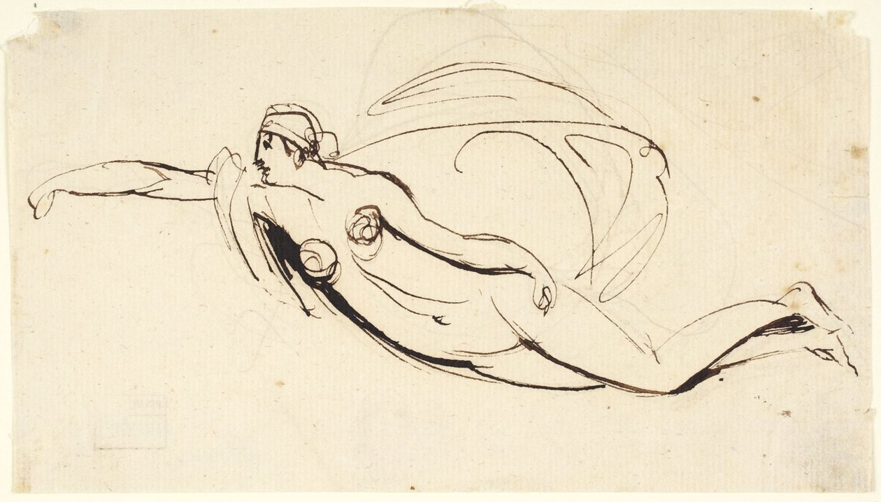 Naisten alastonkuva tekijältä George Romney