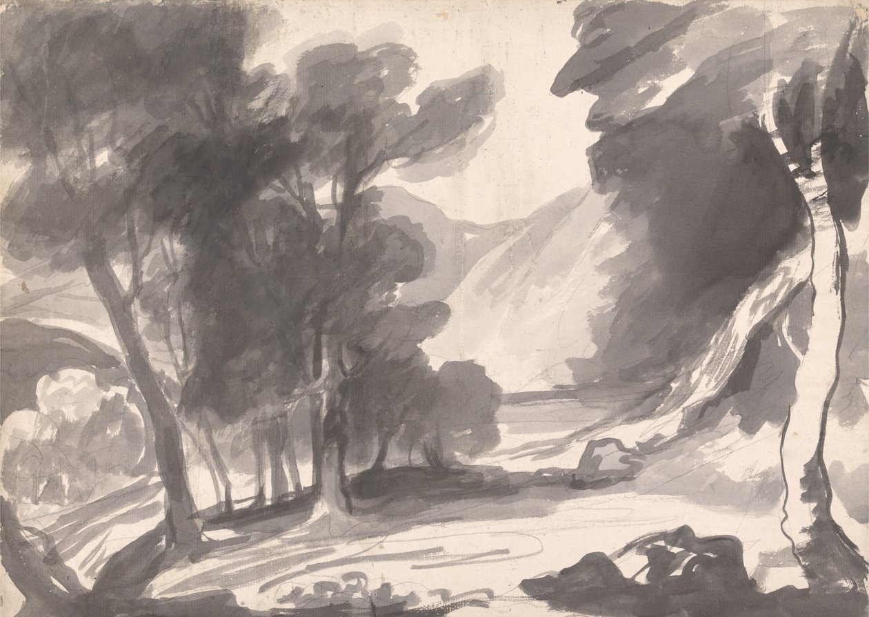 Glade metsässä tekijältä George Romney