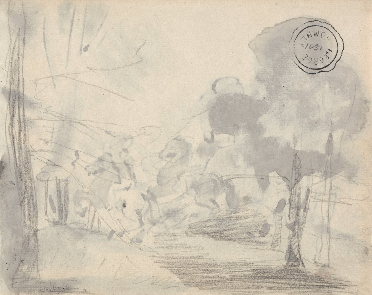 Puiden aukea tekijältä George Romney